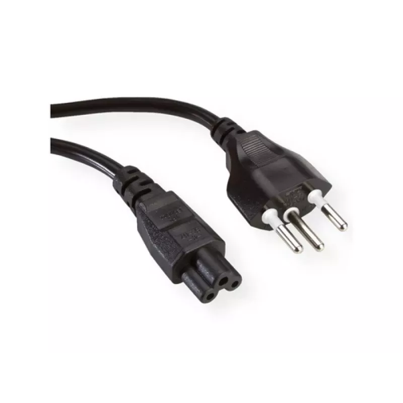 Power cable VALUE 19.07.2097, mains lead CEE 7/7 compatible, 1.8 m, 250 V, black