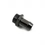XSPC Connector straight G1/4 inch AG to 10mm ID - chrome black