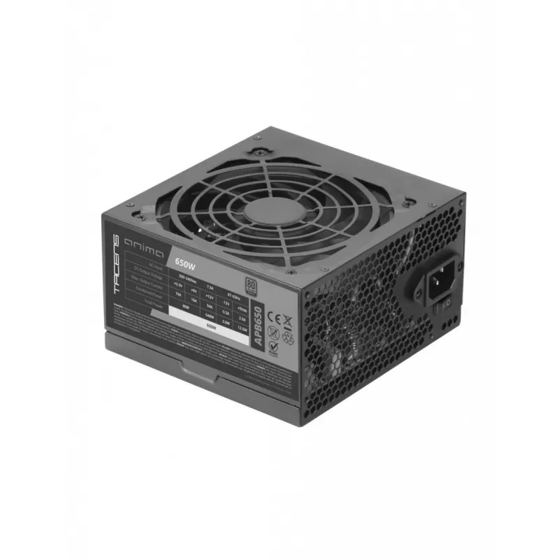 Power supply TACENS ANIMA APB650 80+ Bronze 650W ATX, single +12V rail, modular cables