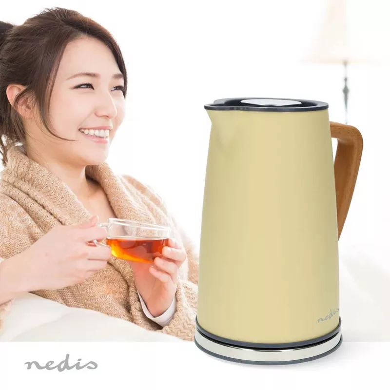 Electric kettle Nedis KAWK510EYW 1.7 L Yellow
