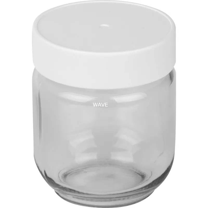 Yoghurt Maker Replacement Glass Set JG 8, Glas transparent/White, 8-piece