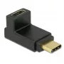 Cable Gender Changer DeLOCK 65914 USB Type-C Male to Female Black
