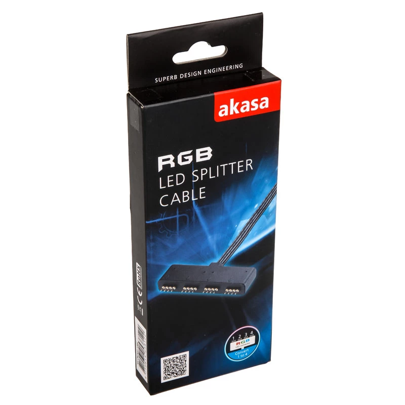 Internal Power Cable Akasa AK-CBLD02-10BK 0.1 m
