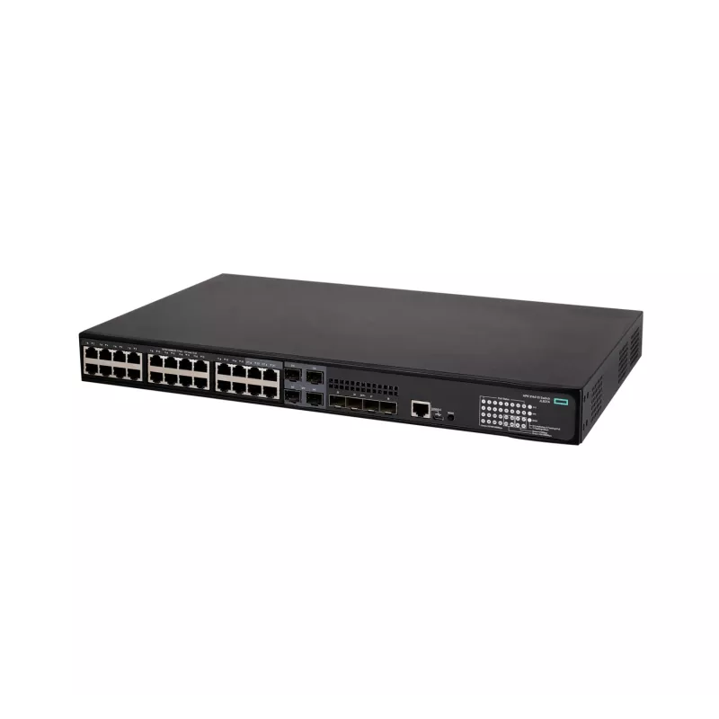 HPE - FlexNetwork 5140 24G PoE+ 4SFP+ EI - Switch - L3 - Smart - 24 x 10/100/1000 (PoE+) + 4 x Combo 10/100/1000Base-T (PoE+) / 100/1000Base-X SFP + 4 x 10 Gigabit Ethernet / 1 Gig