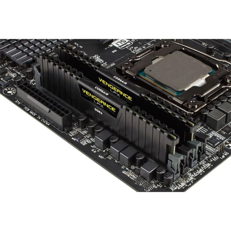 16GB DIMM 2933 (2x 8 GB) Dual-Kit (schwarz, CMK16GX4M2Z2933C16, Vengeance LPX, INTEL XMP)