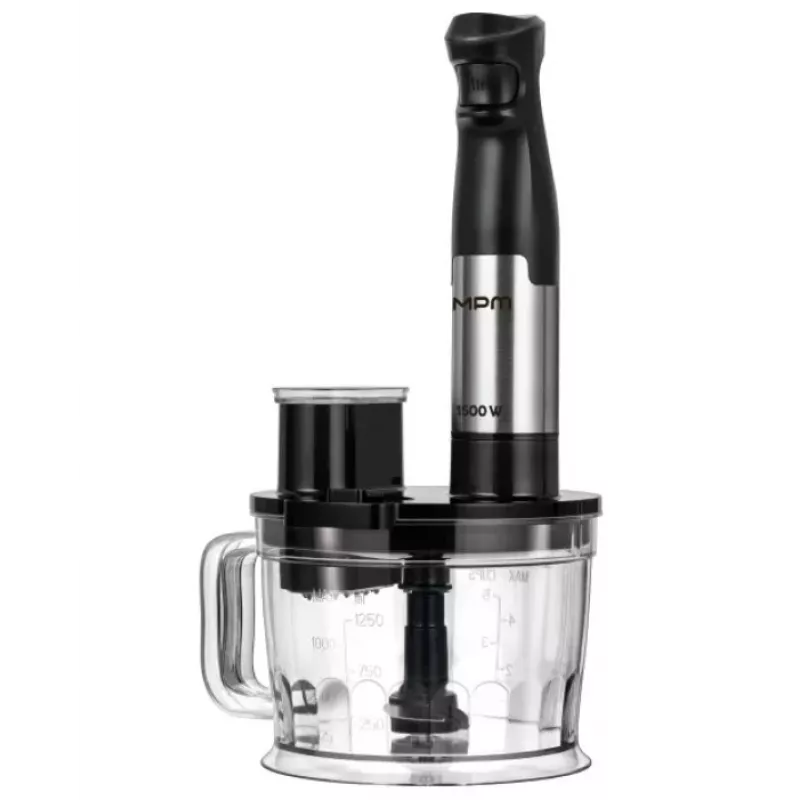 MPM MBL-39M Hand Blender Set, 1500 W, Black