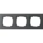 Wall plate GIRA 0213 23 anthracite, screwless design, 80.8×223.4×9.3 mm
