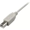 USB 2.0 Cable, USB-A Plug > USB-B Plug (Grey, 0,5 Meter)