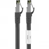 Goobay CAT 8.1 Patch Cable, S/FTP (PiMF), Black, 2 m - LSZH Halogen-Free, Copper AWG 24 (66722)