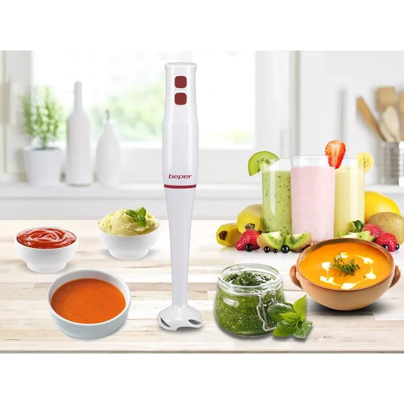 Immersion blender Beper P102FRU003 Red White