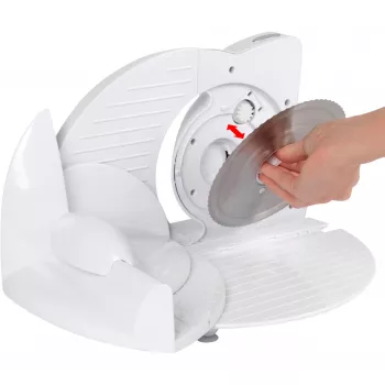Electric slicer CLATRONIC AS 2958 — 230 V, white, 230×310×280 mm