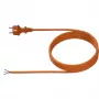 Bachmann - Power Cable - CEE 7/7 (S) to without plug, 30 mm stripped 16 A - 5,0m - Moulded - orange (328.876)