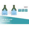 Network patch cord DIGITUS CAT5e U/UTP, 3 m, RJ-45 to RJ-45, green
