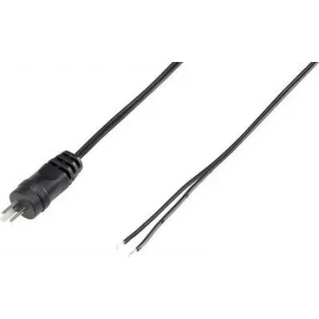 VOLTCRAFT 93015c94 Speaker-Connector Plug, straight Number of Poles (num): 2 Black 1 pc(s) (93015c94)