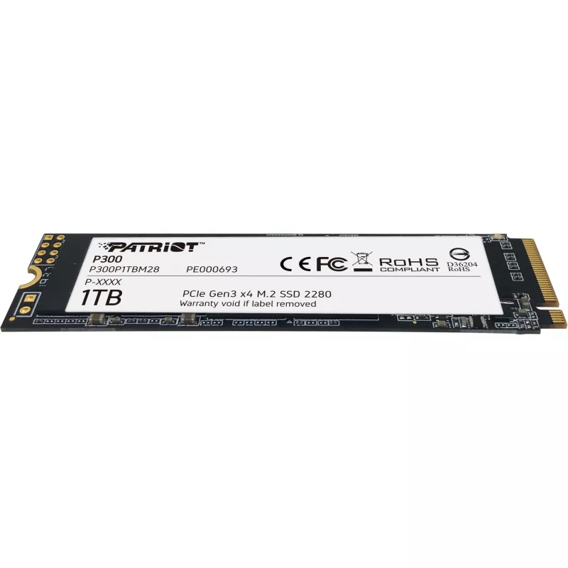 Patriot Memory P300 1.02 TB M.2 PCI Express 3.0 NVMe 3D NAND