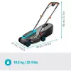 Push lawn mower Gardena PowerMax 32/18V P4A