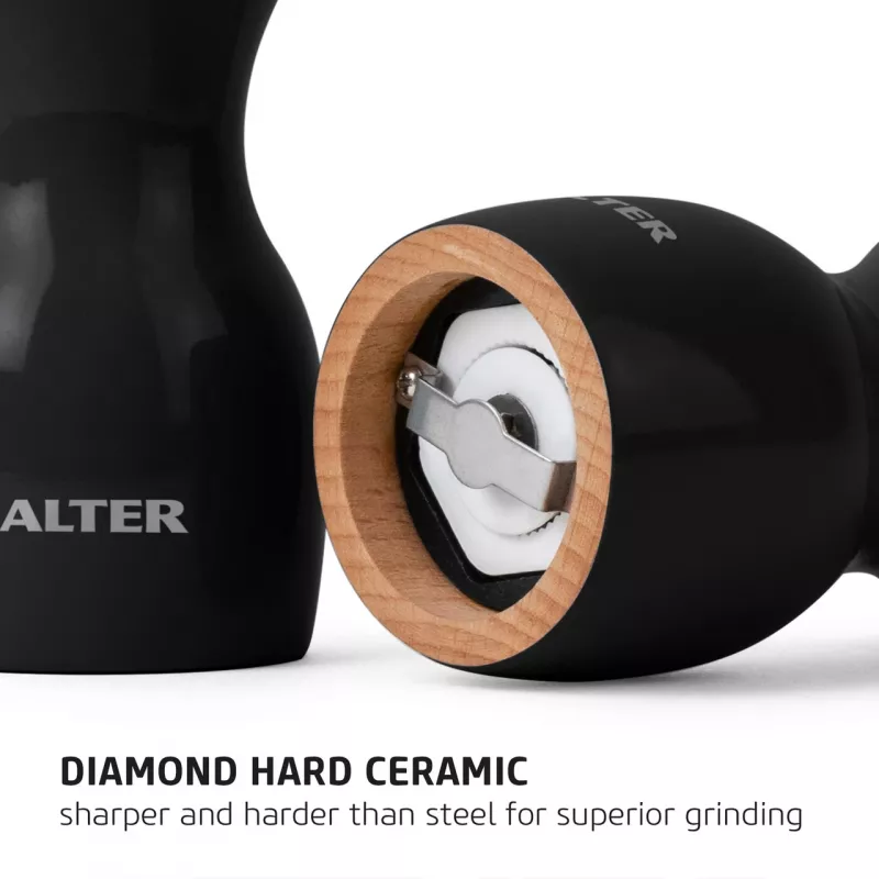 Salt and pepper mills Salter 7613 GYXR, grey gloss finish