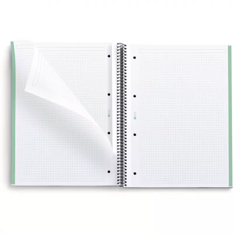 Writing Notebook MAUL A609155 A4 80 Sheets Green Squared Paper