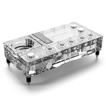 Reservoir Alphacool Core Distro Plate Transparent Acrylic 125x240x68.8mm