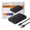 Qoltec 52274 M.2 SSD drive docking station | NVMe | SATA | USB-C | DUAL 2 x 2TB