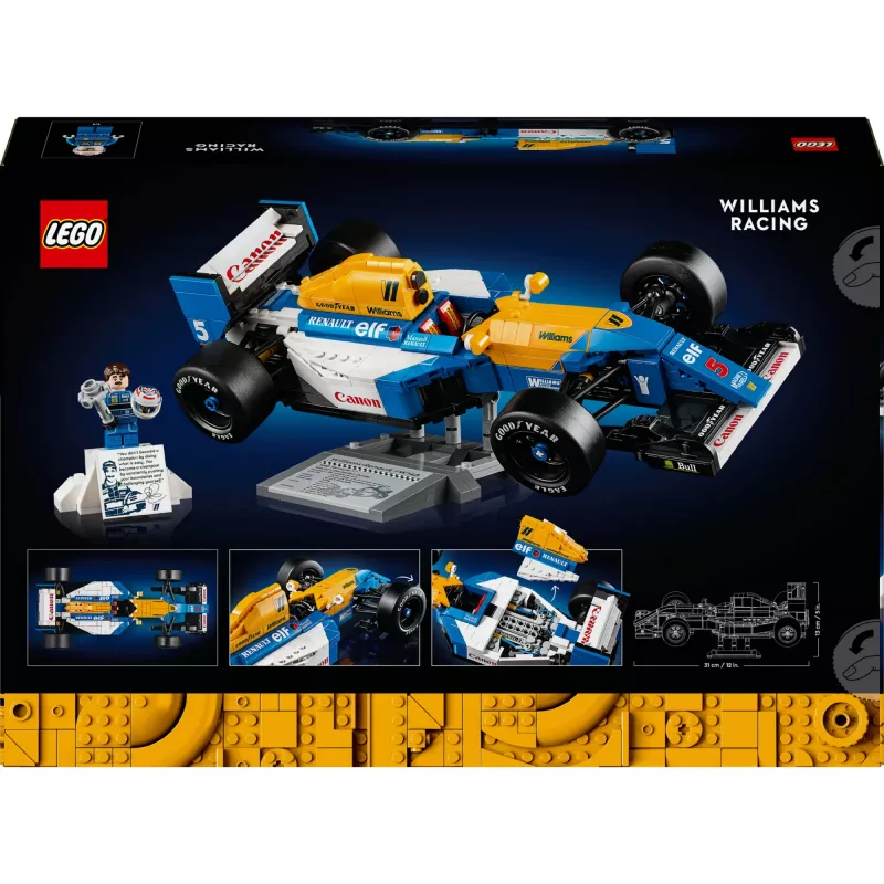 LEGO ICONS 10353 Williams Racing FW14B & Nigel Mansell