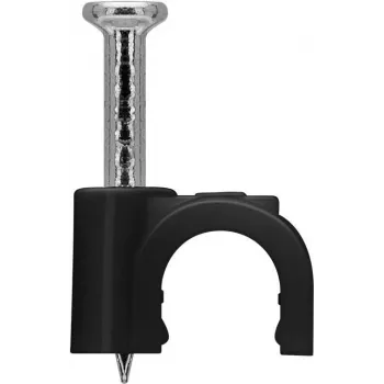 Goobay Cable Clip 5 mm, black (64678)