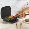 Electric grill Petra PT4366MBLKVDE black with non-stick surface and adjustable temperature