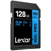 SDXC memory card Lexar 128GB UHS-I 800xPRO Class 10 U3 V30 — 150 MB/s read, 45 MB/s write, black