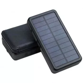 Portable battery PowerNeed ES20000B 20000mAh — 2x USB 5V/2A, 9W, water-resistant, black, 370 g