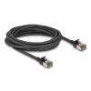 Network Cable DeLOCK RJ45 Cat.8.1 F/FTP Slim Pro 5m Black