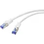 Renkforce RF-6830456 RJ45 Network Cable, Patch Cable CAT 6a S/FTP 5.00 m White 1 pc(s) (RF-6830456)