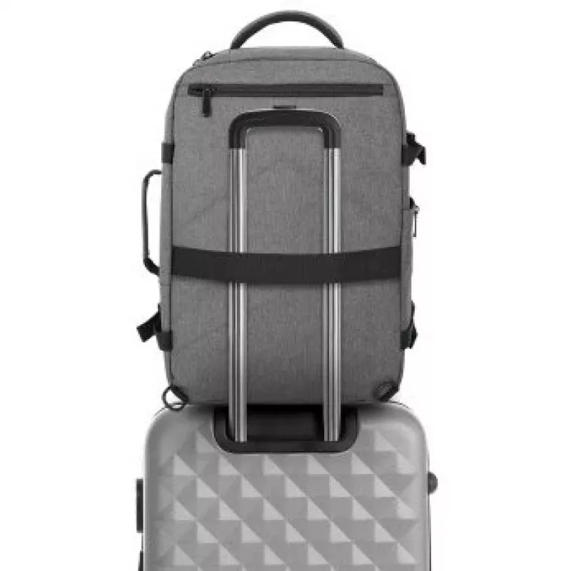 Backpack Manhattan Rome Notebook Travel 17.3 inch Two Sleeves 40L Light Grey