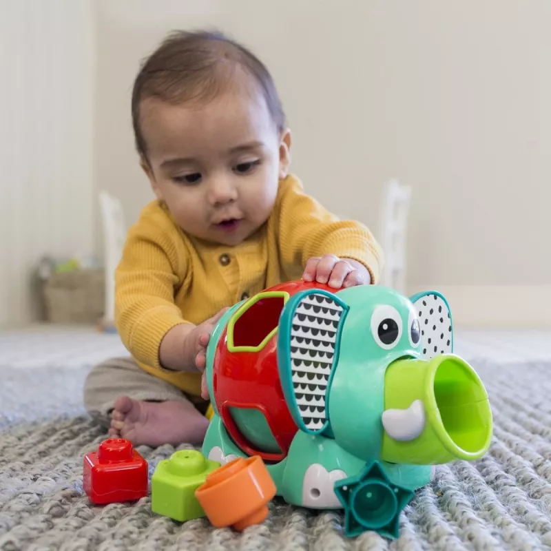 Sorter with blocks - Elephant Infantino