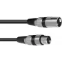 XLR cable Omnitronic 3022052N — 1x XLR male to 1x XLR female, 7.5 m