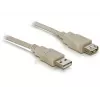 USB 2.0 Extension Cable DeLOCK 82240 3m Grey