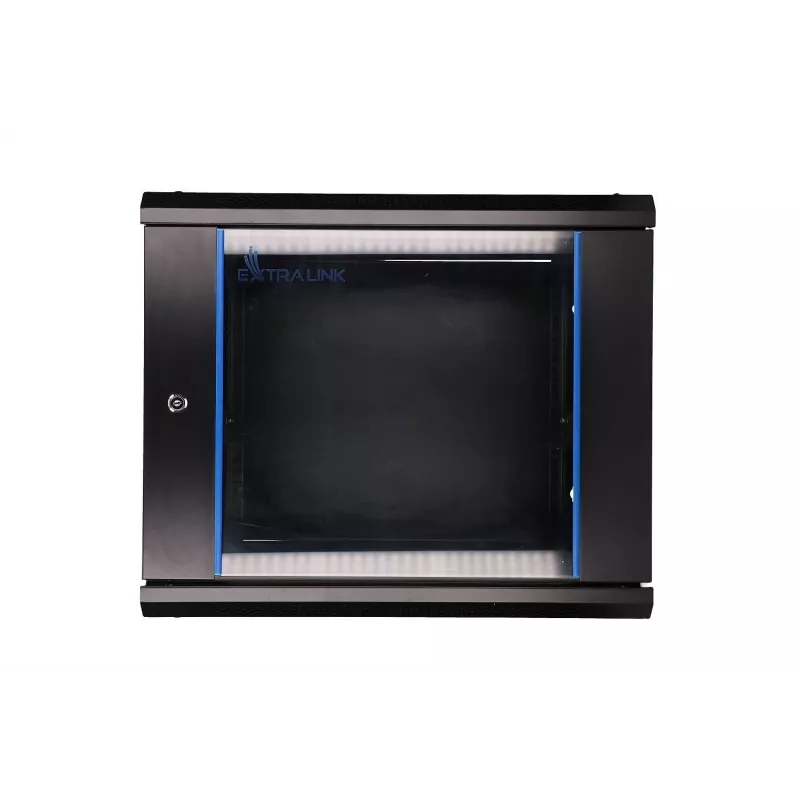 Wall mounted rack Extralink 9U 600x600 Black