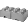 Room Copenhagen - LEGO Brick Drawers 8 - Grey (40061740) (40061740)