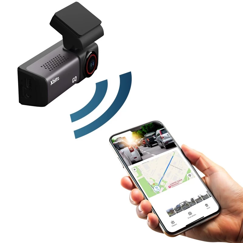 Car dash cam Xblitz GO3 Full HD 2K (2560x1440) 140° IMX335, 60 fps, GPS, 2 inch display, parking mode, MicroSD up to 128GB