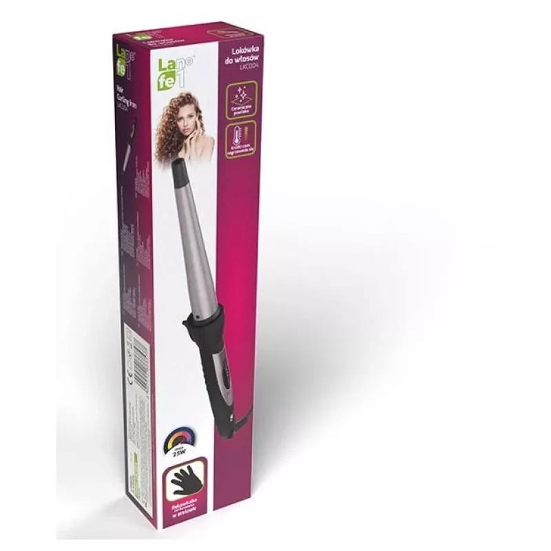 Hair curling iron LAFE LKC004 25 mm barrel, ceramic coating