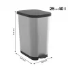 ROTHO Ribo Silver - pedal bin – 35l
