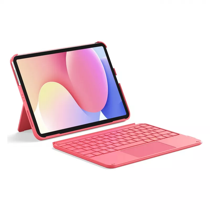Keyboard case with touchpad Inateck KB04122 for iPad 11 inch/Air, QWERTZ, red