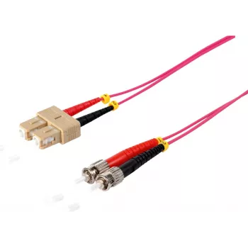 Fibre Optic Cable ShiverPeaks 77912/4 10m SC ST Violet