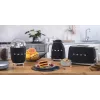 Toaster Smeg 50's Style TSF01BLMEU 2 Slice Black Stainless Steel