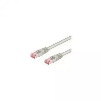 Wentronic Goobay CAT 6 Patch Cable, S/FTP (PiMF), Grey, 0.25 m - CCA Copper Mix (93371)