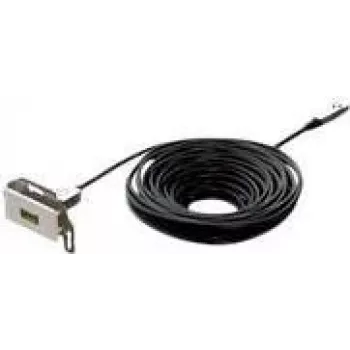 HDMI cable Kindermann Konnect design click 20 m — Hybrid Copper Carbon Active Optical, 4K 60Hz