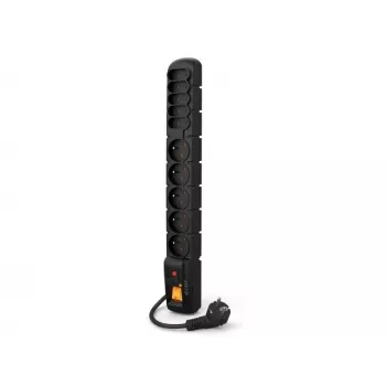 HSK DATA S10 3m power extension 10 AC outlet(s) Indoor/Outdoor Black