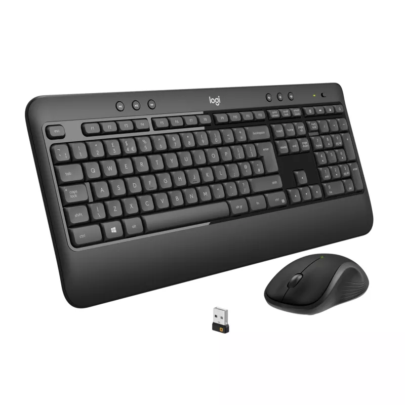 Logitech MK540 Advanced - Keyboard-and-Mouse-Set - Wireless - 2.4 GHz - QWERTY - Italian