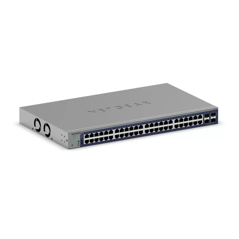 Managed Gigabit Ethernet Switch Netgear GS752TX, 48x RJ-45 10/100/1000, 10G support, 1U rack, grey