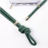 Phone necklace case Lookabe for iPhone 7/8 Plus — gold with green strap
