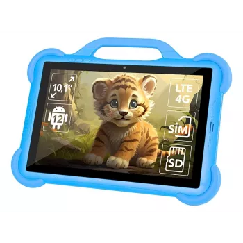 Tablet BLOW KidsTAB10 10.1 inch Full-size tablet, 10.1 inch IPS 1200x1920, Android 12, 4GB RAM, 64GB eMCP, 4G (MicroSIM), 6000 mAh, Astral Blue